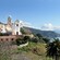 A coastal mountain village containing a 17th century church and other historic structures